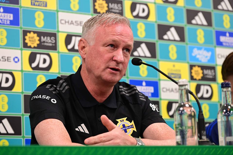 Northern Ireland manager Michael O'Neill. Photo: Arthur Allison/Pacemaker Press